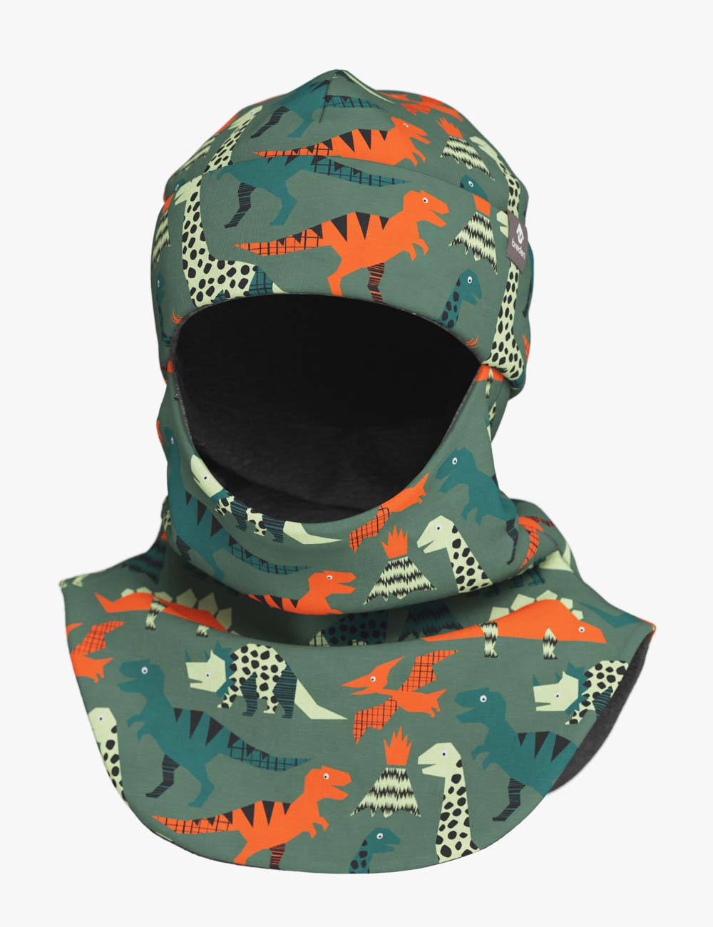 Lasten merinovillainen Balaclava, BREM - Dinosaurus (+5/-5°C)