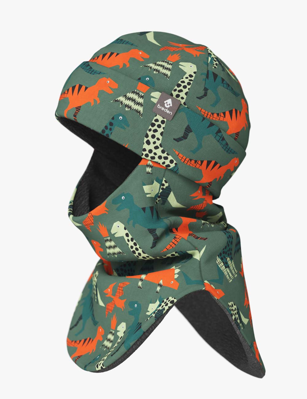 Lasten merinovillainen Balaclava, BREM - Dinosaurus (+5/-5°C)
