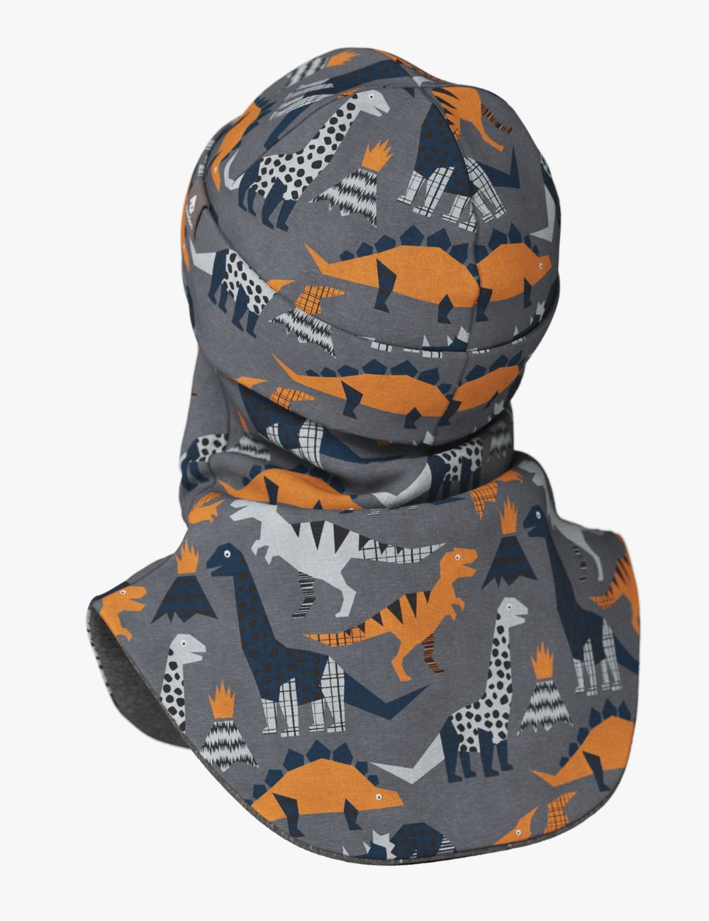 Lasten merinovillainen Balaclava, BREM - Dinosaurus (+5/-5°C)