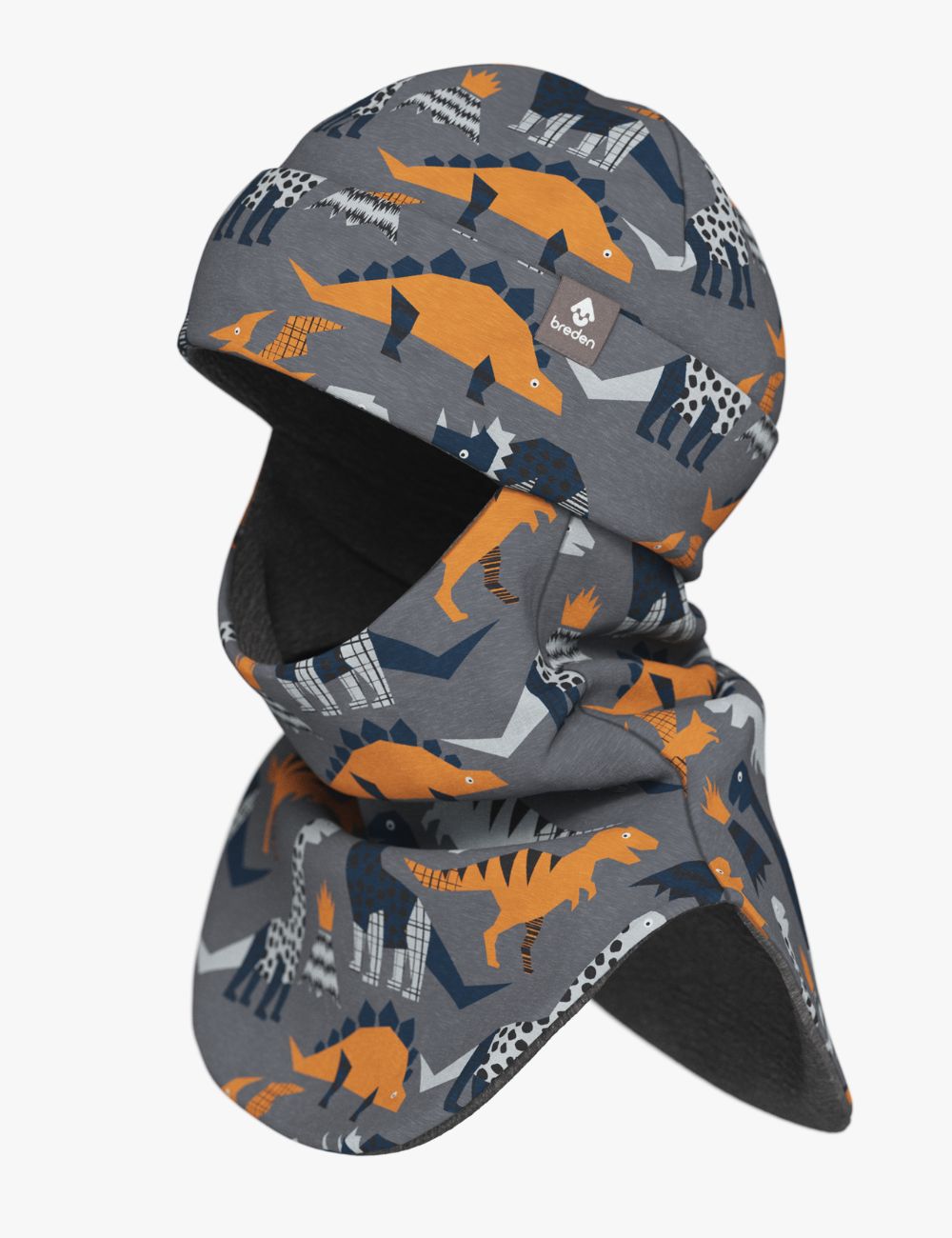 Lasten merinovillainen Balaclava, BREM - Dinosaurus (+5/-5°C)