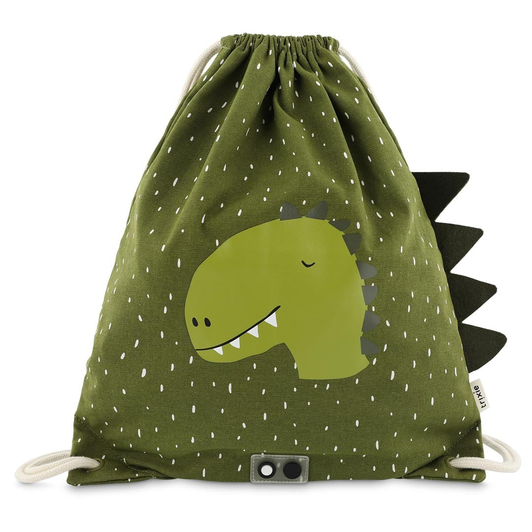 Lasten jumppapussi/kiristysnyörireppu - Herra Dino