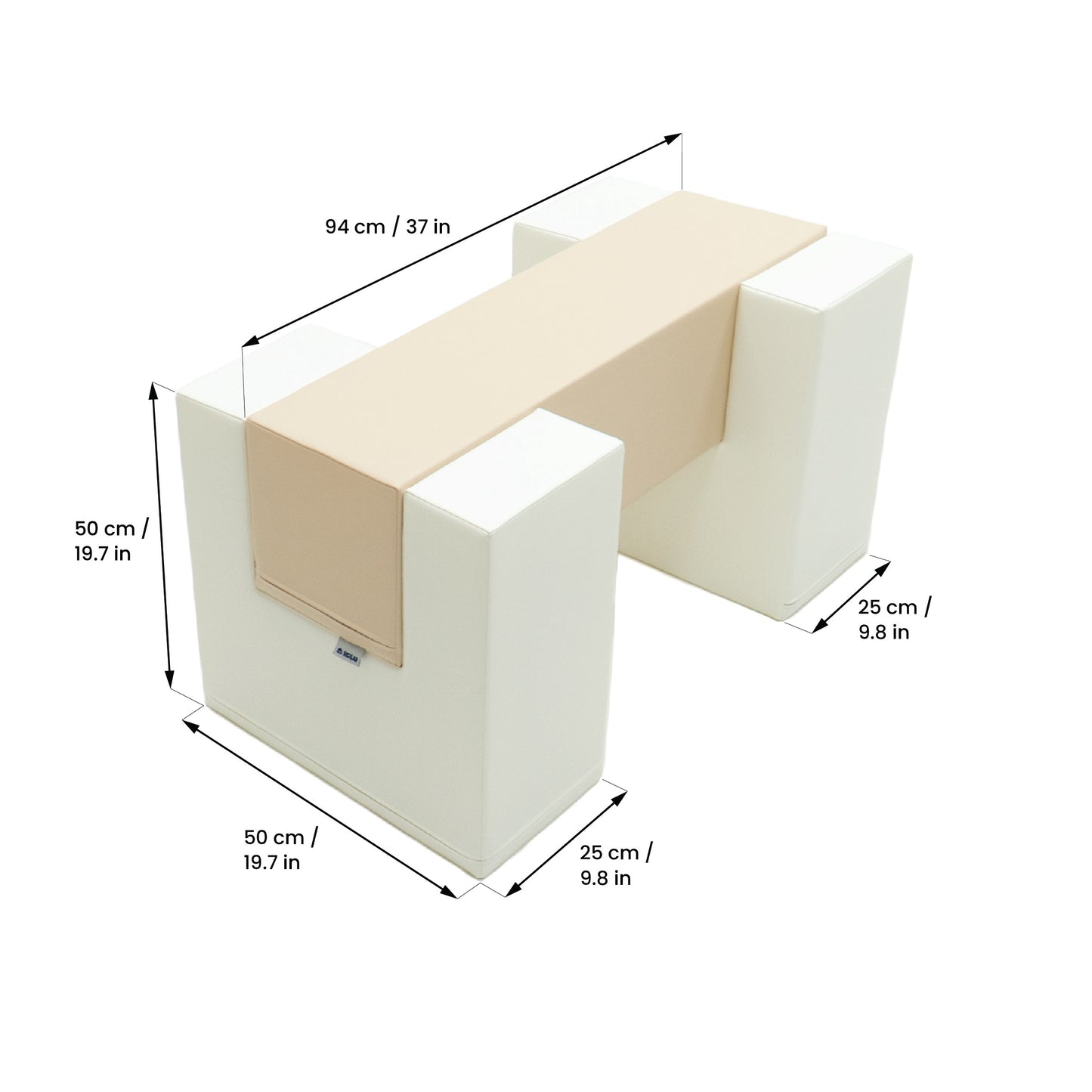 IGLU Soft Play lasten tasapainosilta–Beige-mitat