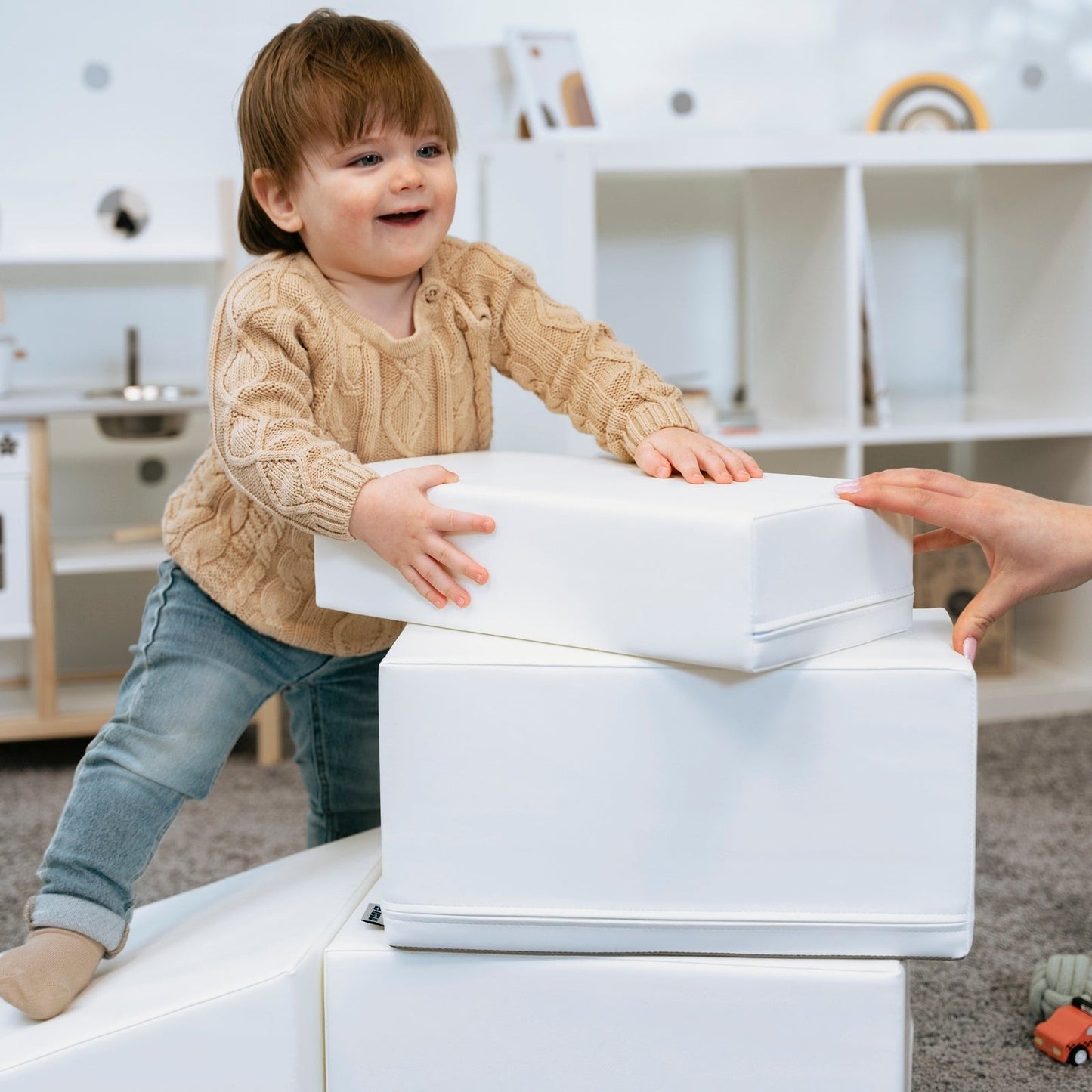 IGLU Soft Play leikkimoduulit-Valkoinen