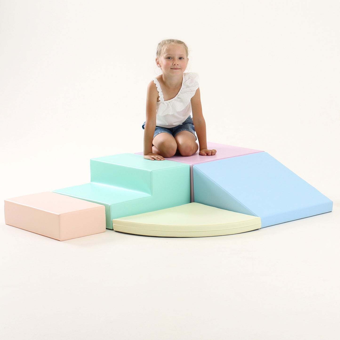 IGLU Soft Play leikkimoduulit XL vaalea pastelli