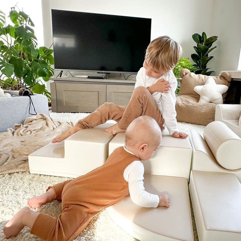 Iglu soft beiget leikkimoduulit