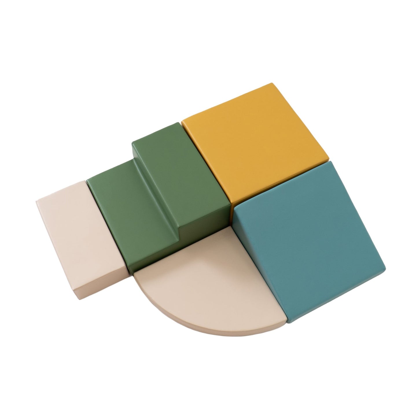 Soft Play 5 leikkimoduulin -setti - Turkoosi pastelli