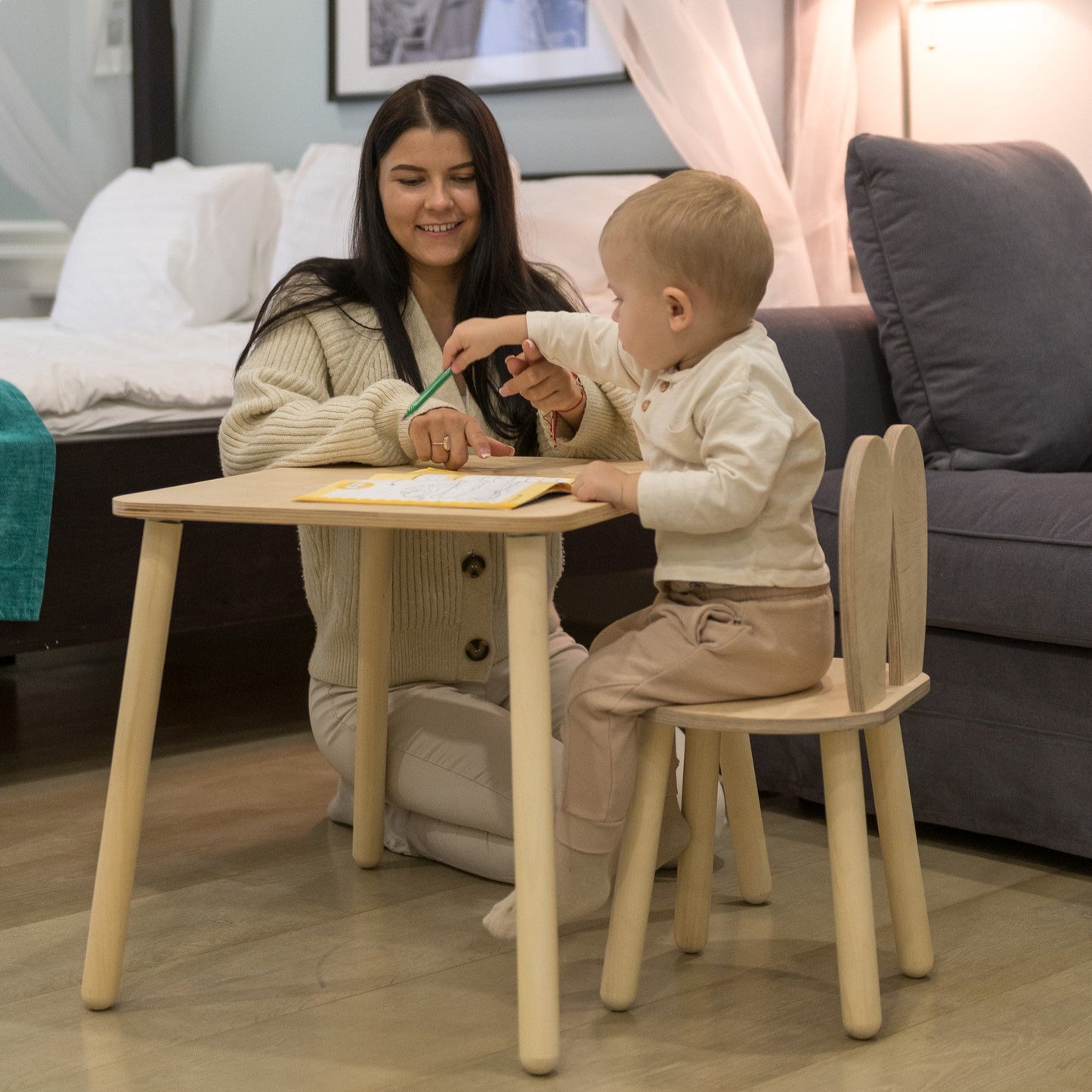 Bunny Table and Chair Set