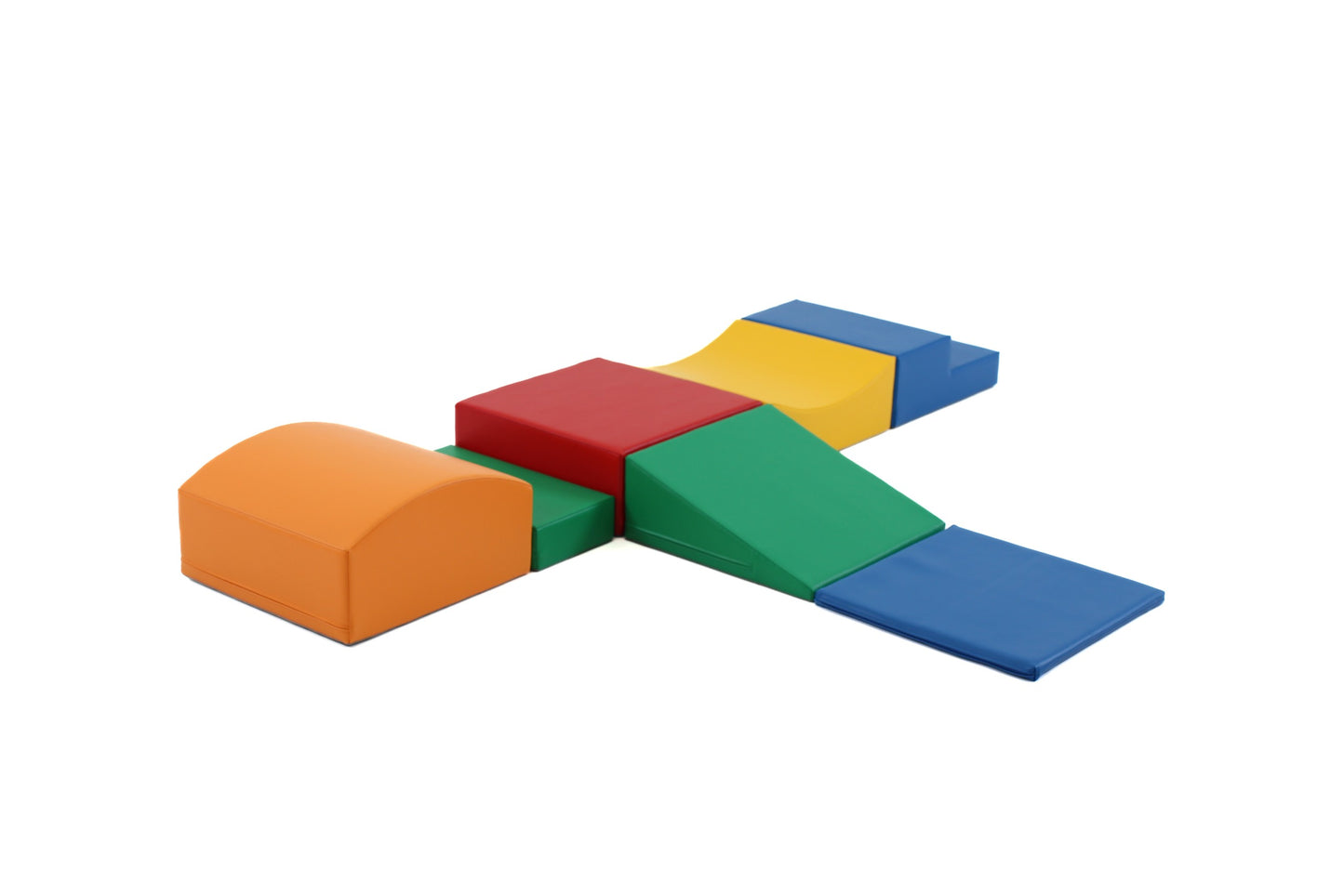 Soft Play 7 Foam Block Set - Moniväriset leikkimoduulit