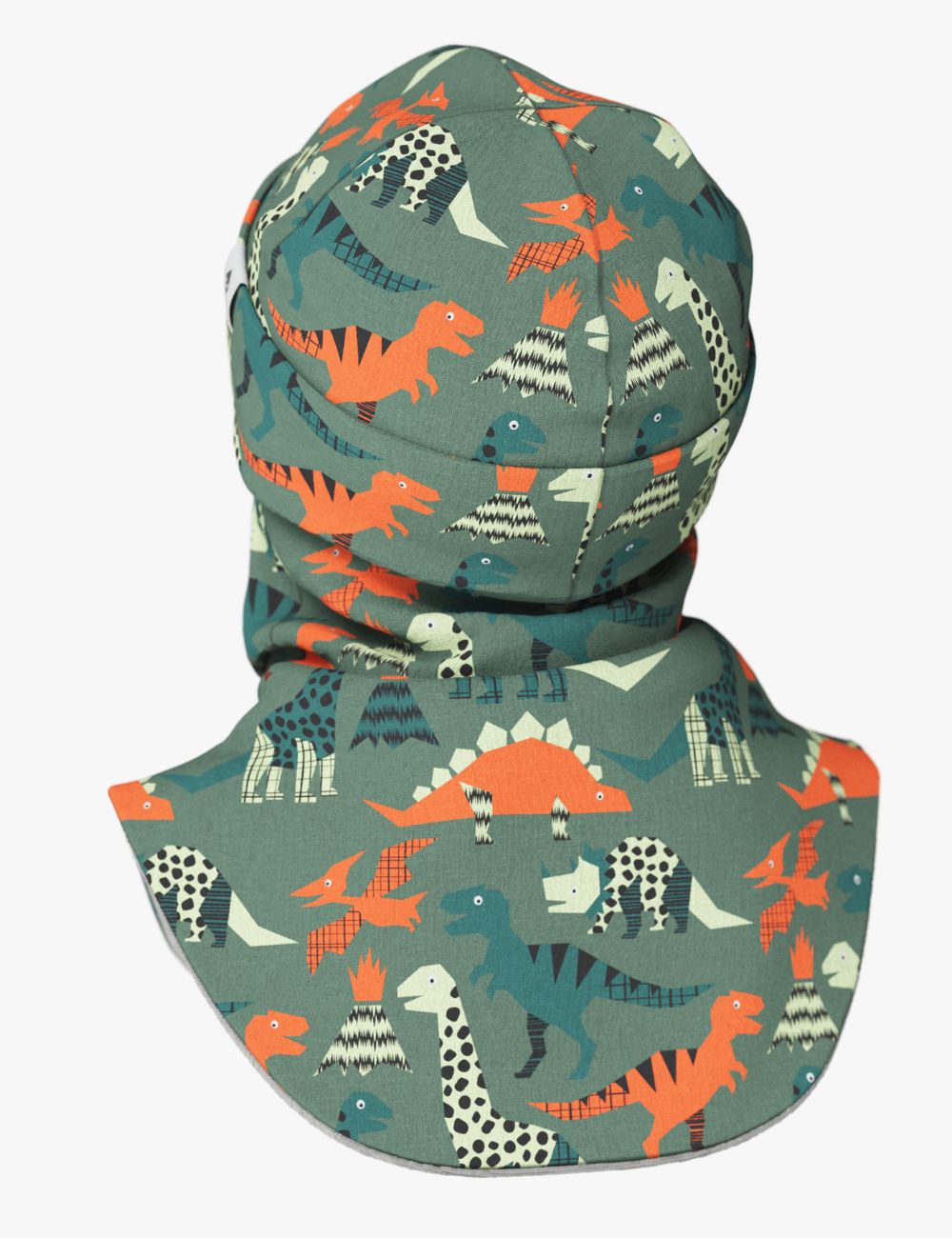 merino balaclava - dinosaurukset