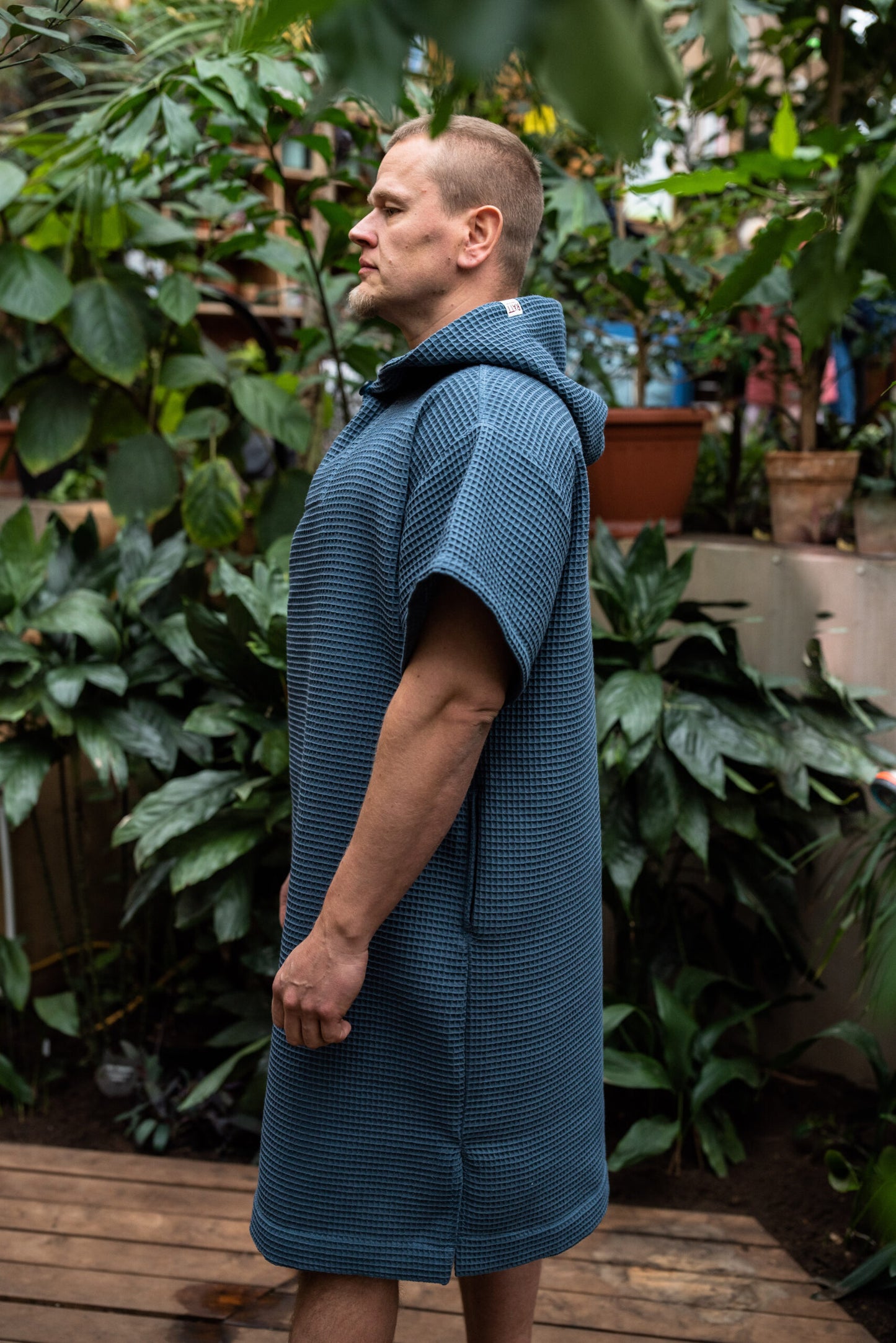 Miesten pyyheponcho