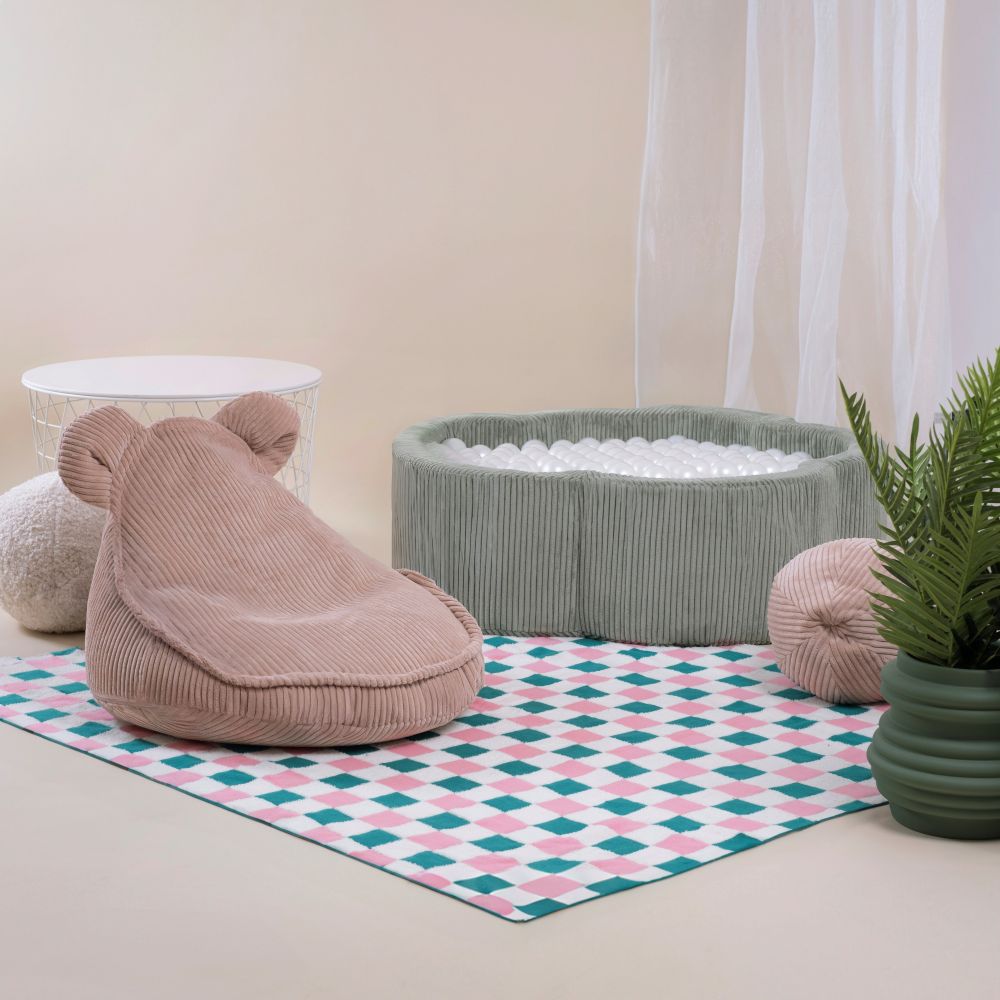 lasten säkkituoli nallen korvilla