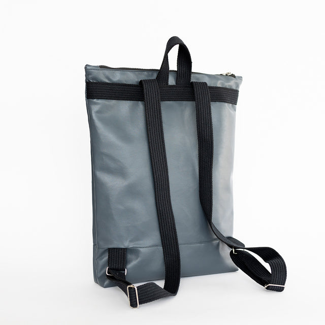 Laux Leather Backpack - Grey