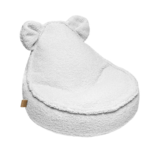 MeowBaby® Bearly Säkkituoli Teddy - Valkoinen