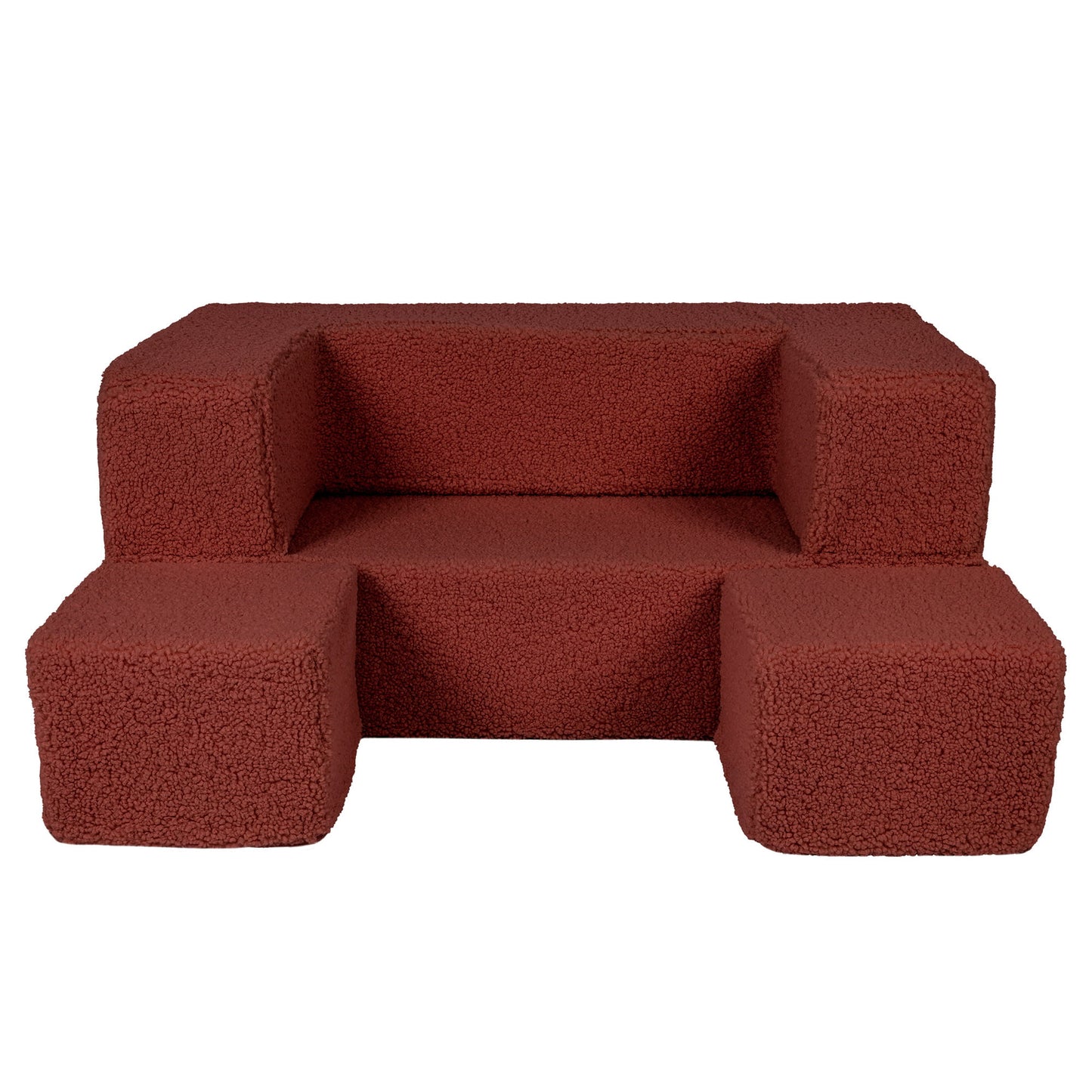 MeowBaby® Bearly Cube Sofa - Brown