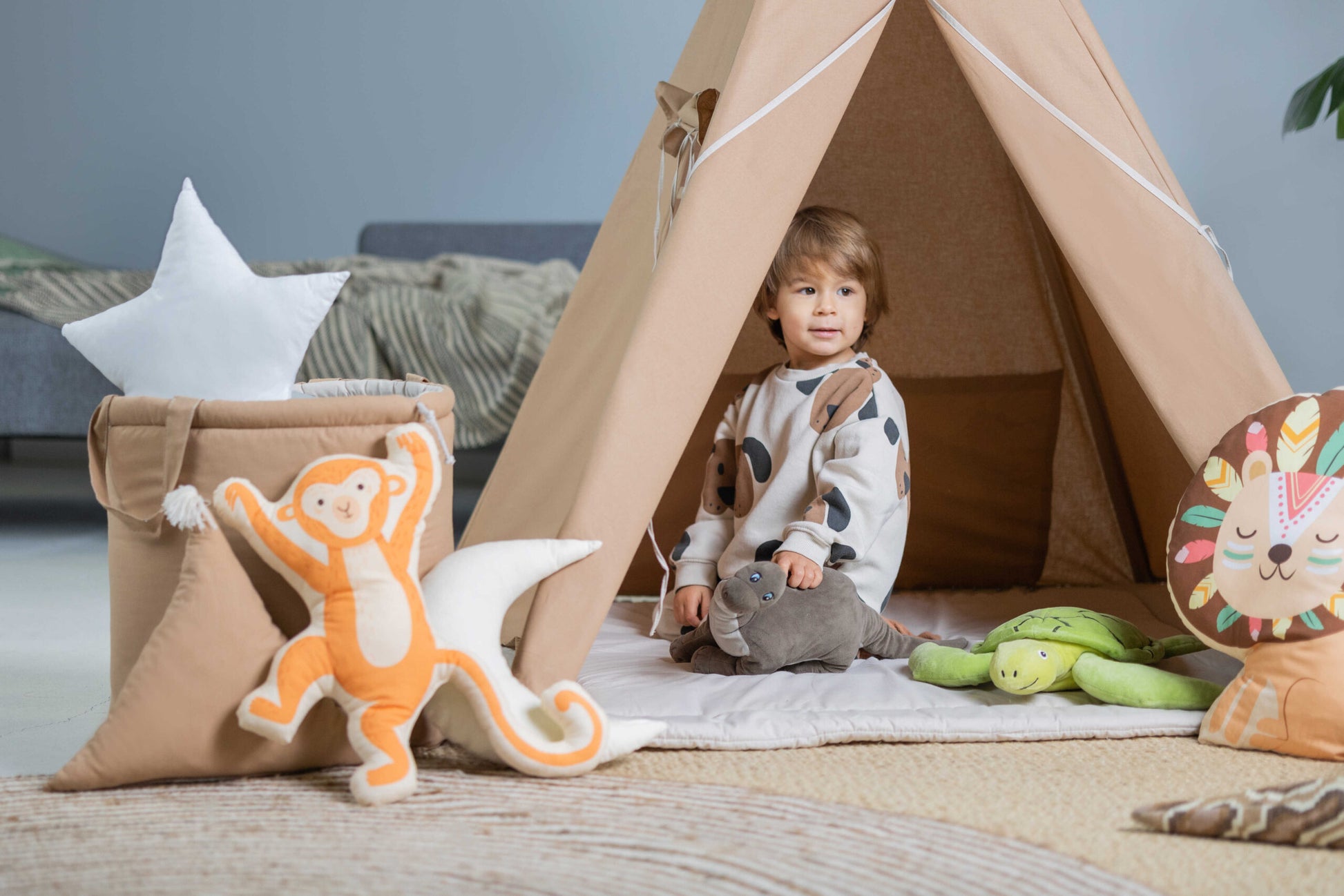 Teepee Tent Set - Caramel Sweetness