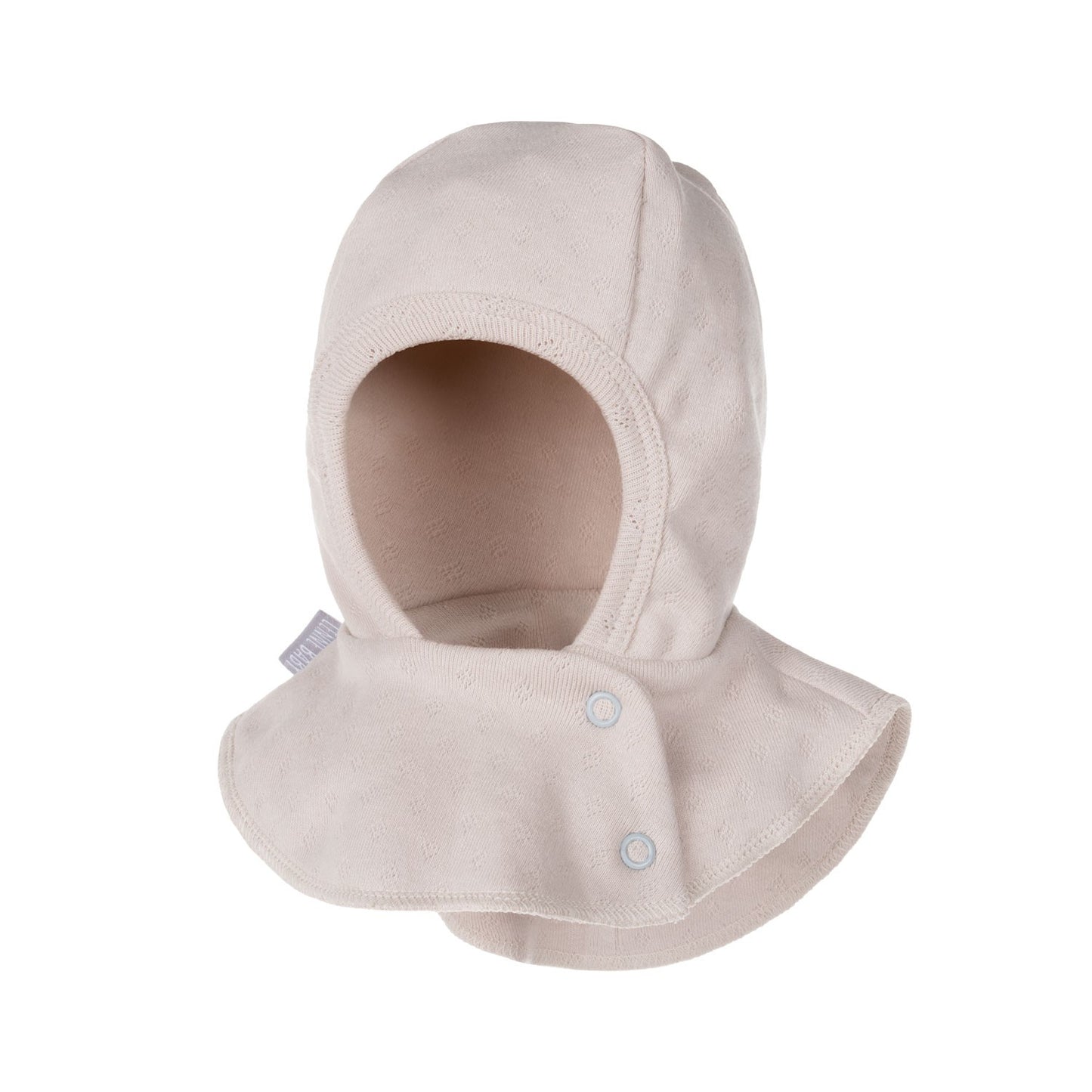 Beige kypärämyssy neppareilla vauvalle