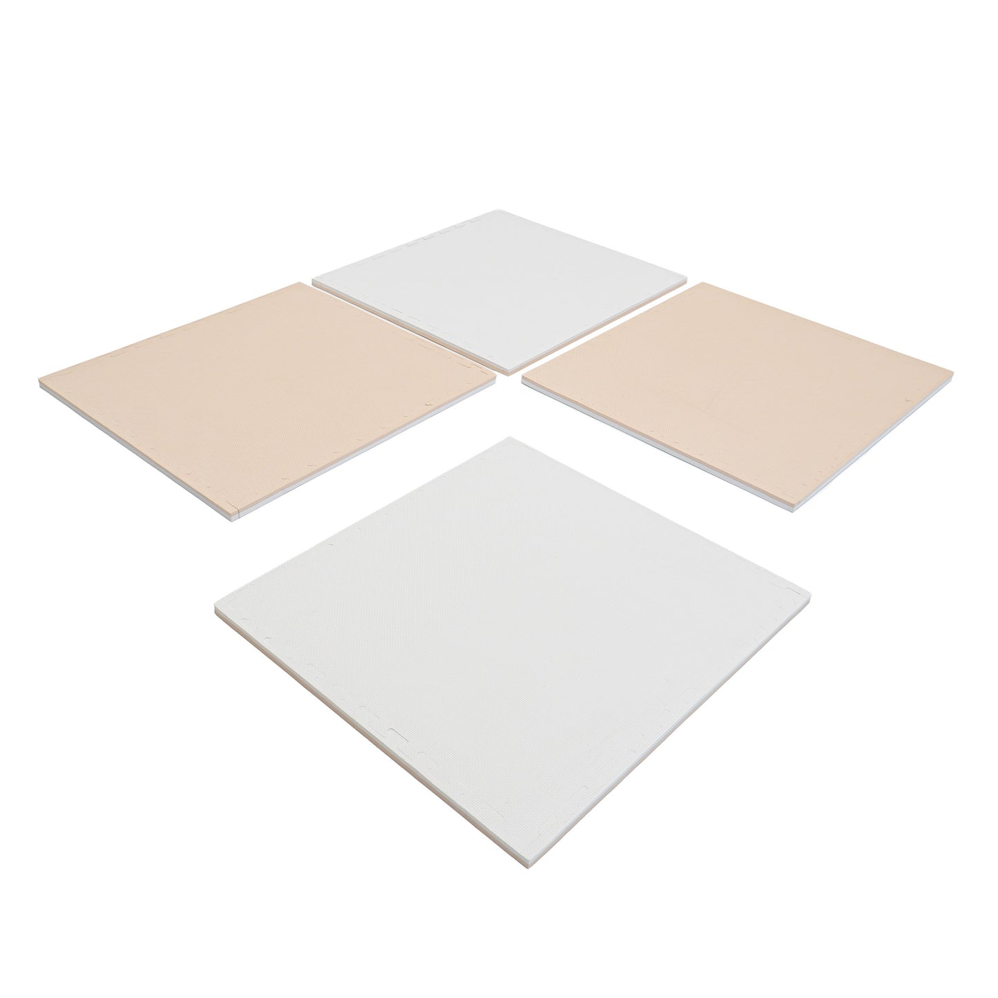 Iglu Iso lasten leikkimatto vaahtomuovipalamatto beige-valkoinen