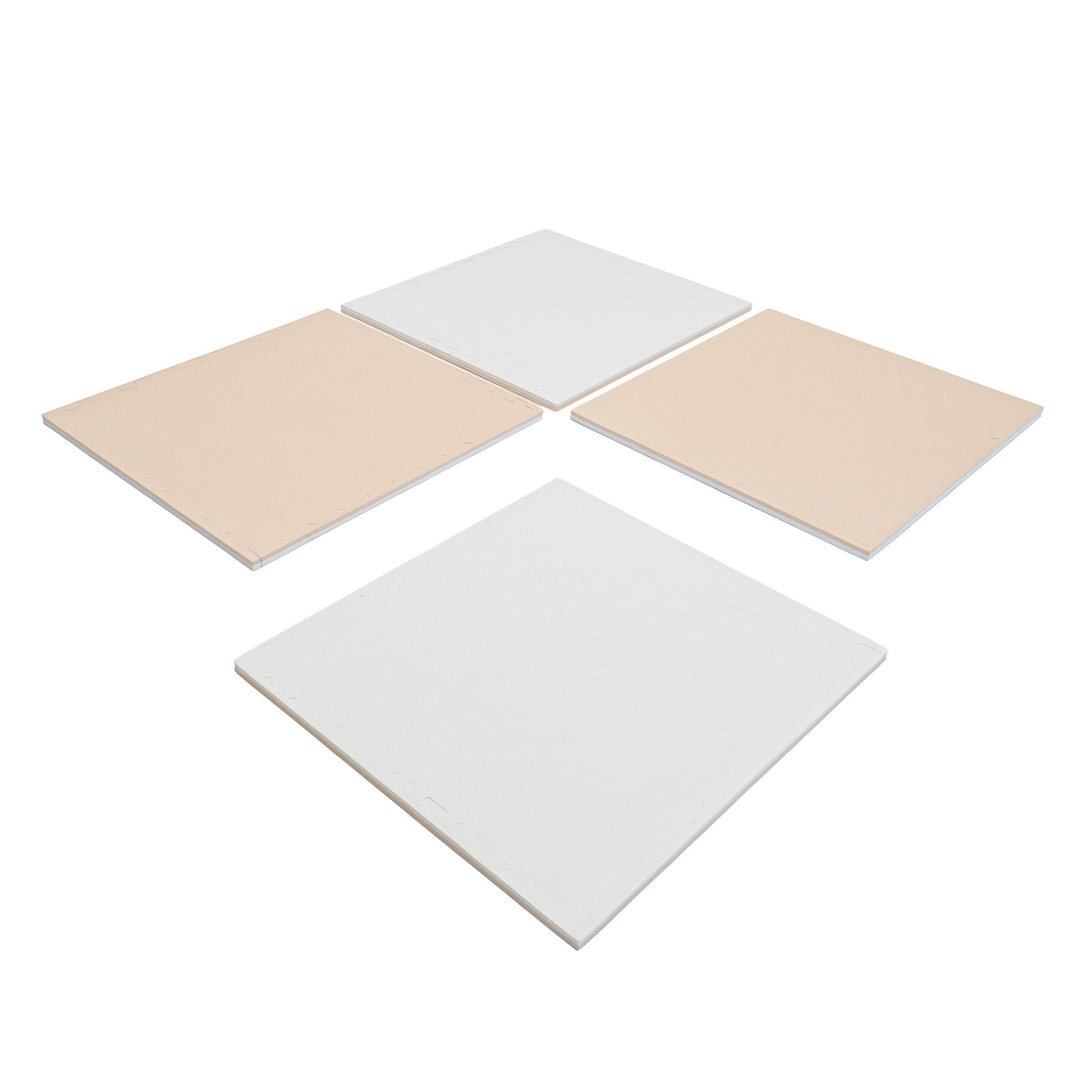 Iglu Iso lasten leikkimatto vaahtomuovipalamatto beige-valkoinen
