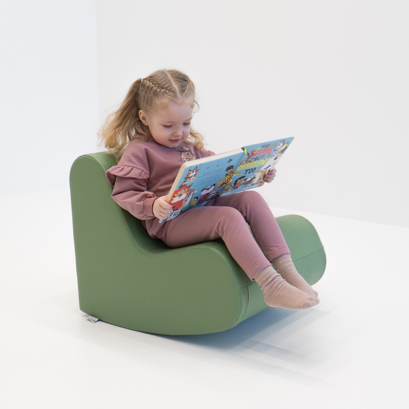 Iglu Vihreä lasten keinutuoli