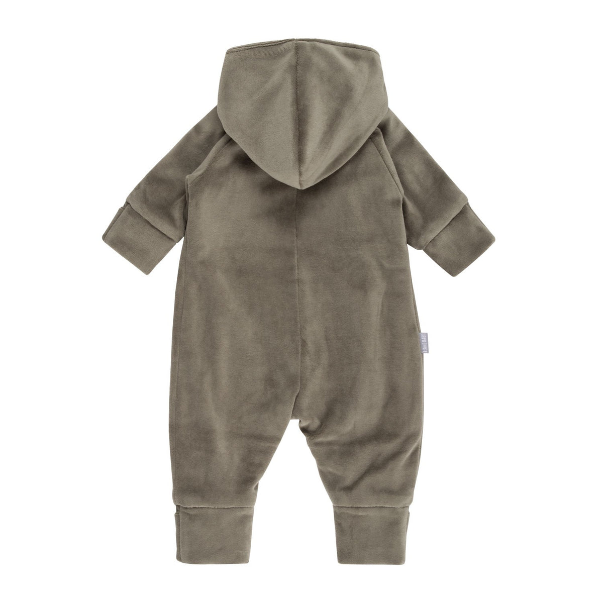 Vauvan velourhaalari merinovillavuorella, khaki