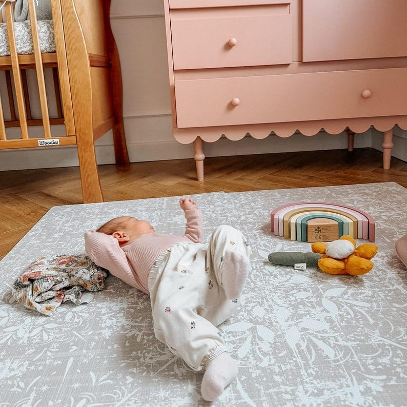 Lasten leikkialusta – vaahtomuovipalapelimatto, Vintage Beige