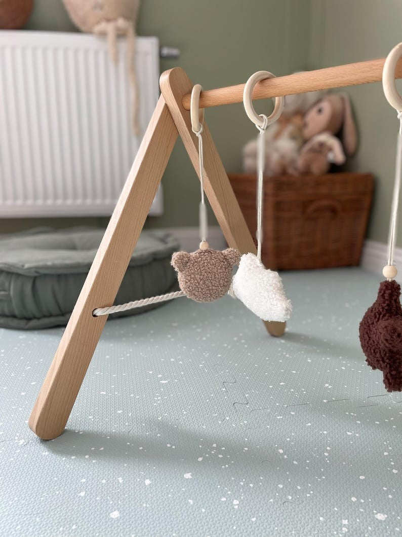 Lasten leikkitilan alusta – vaahtomuovipalapelimatto, Spots Olive