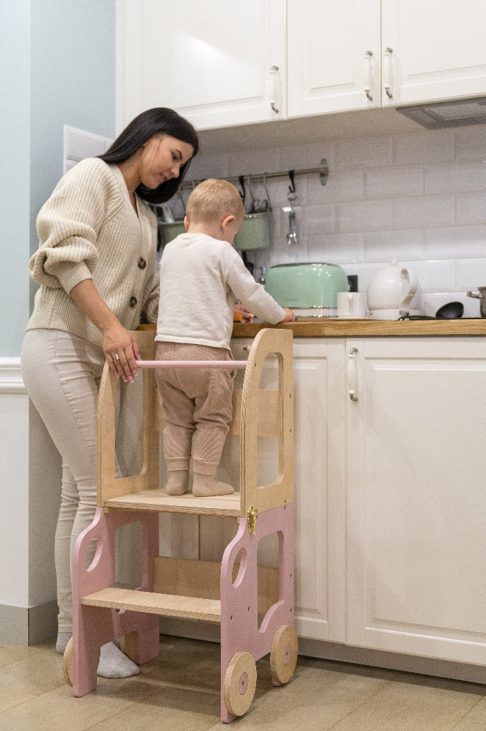 Lasten oppimistorni pinkki-puu