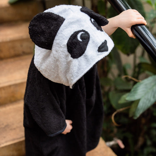 Lasten pyyheponcho panda