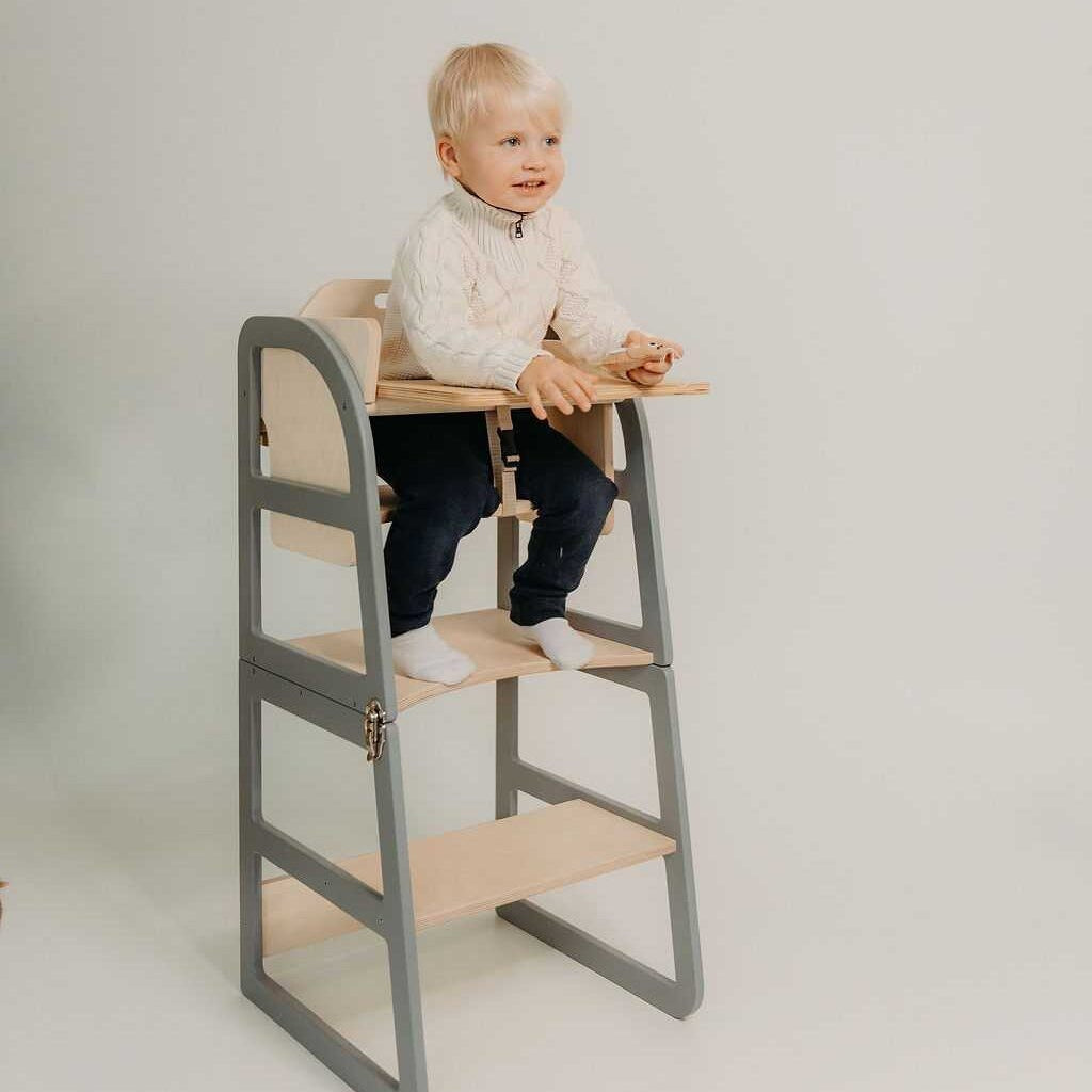 Lasten syöttötuoli lisäosa oppimistornissa