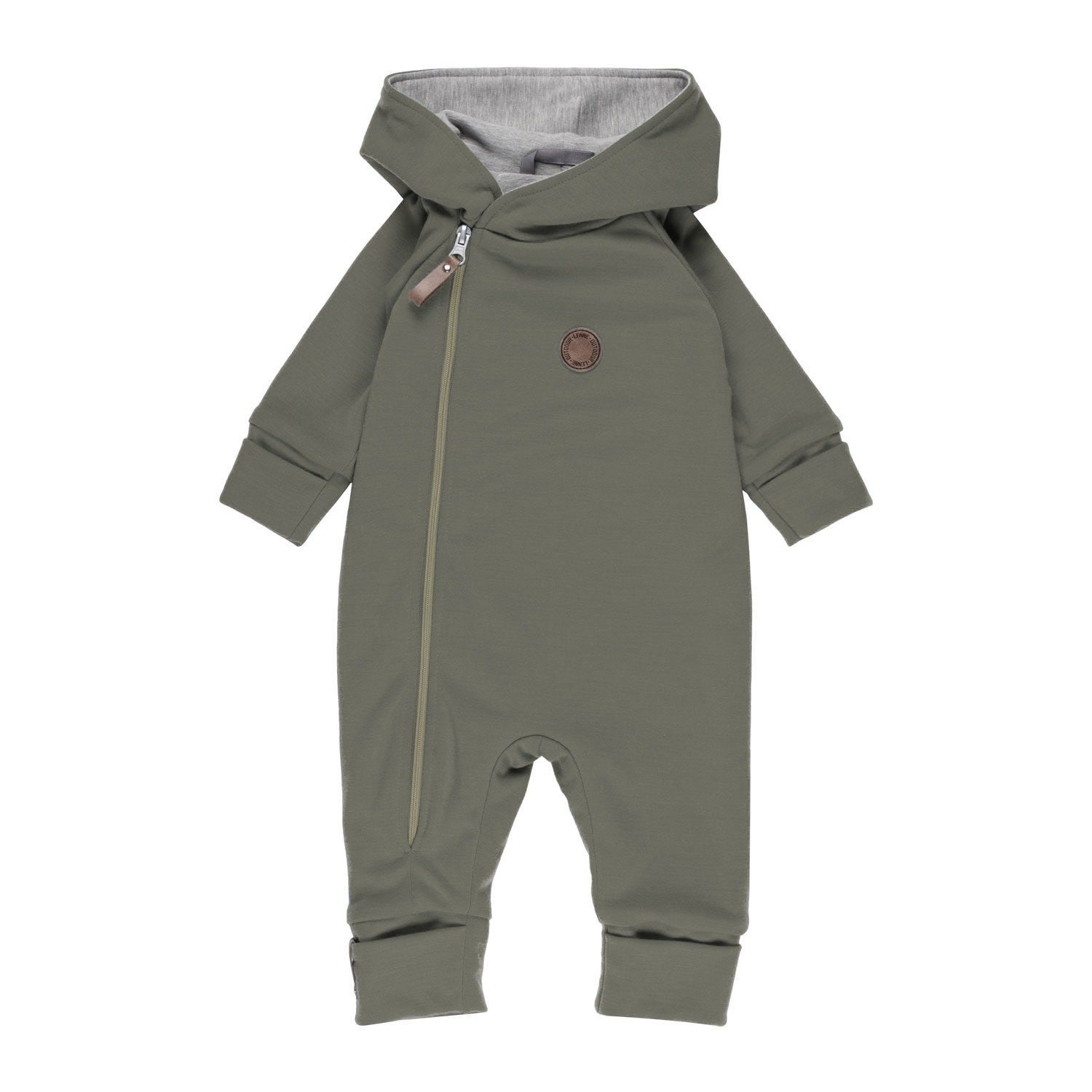 Lenne-Vauvan merinovillahaalari puuvillavuorella – Khaki