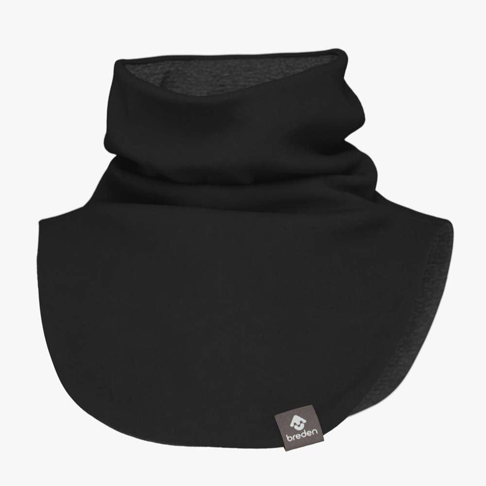 musta lasten kauluri merinovillalla