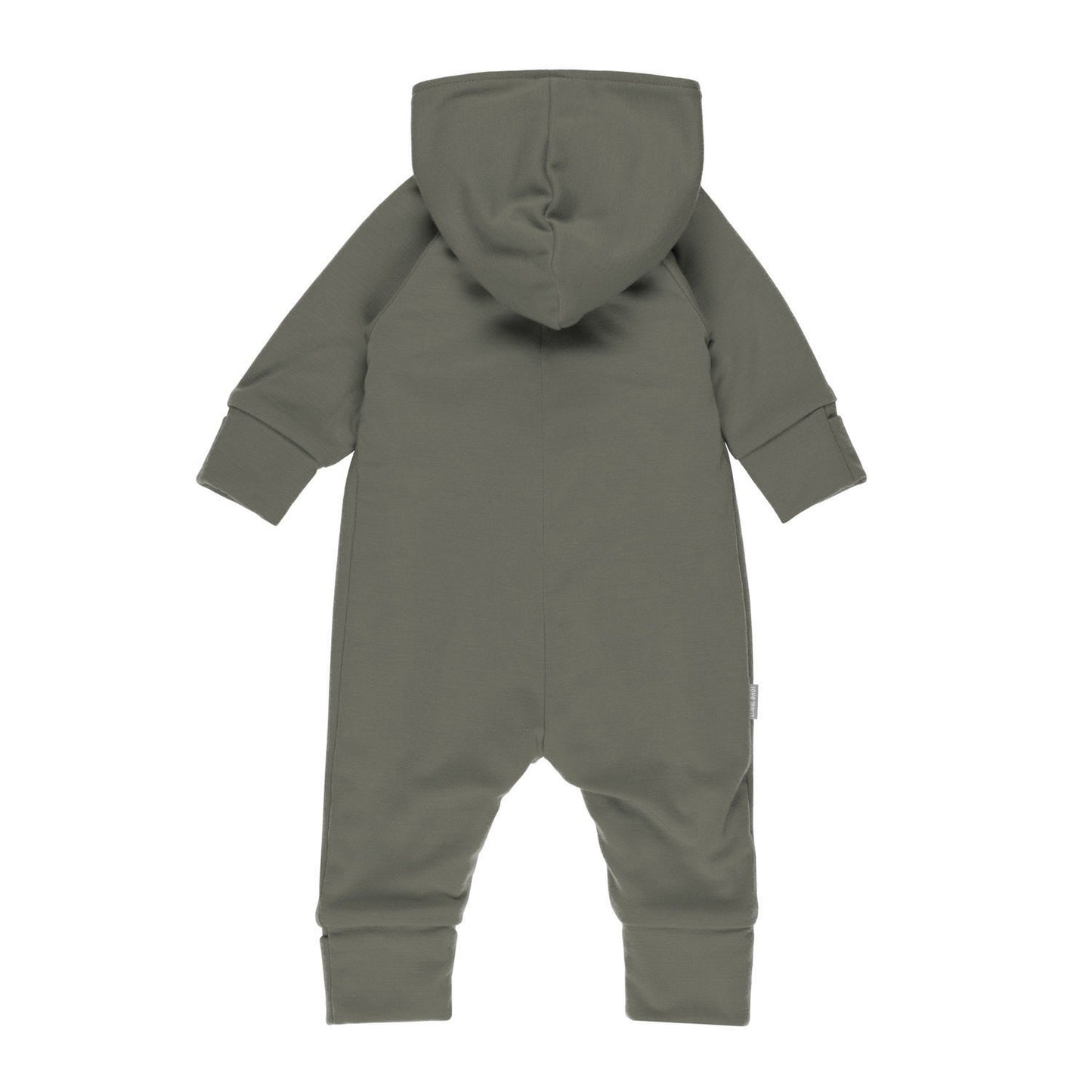 Merinovillahaalari haalari vauvalle puuvillavuorella-khaki