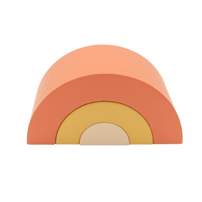 Montessori Soft Play kaarevat leikkimoduulit - Pastel Pink