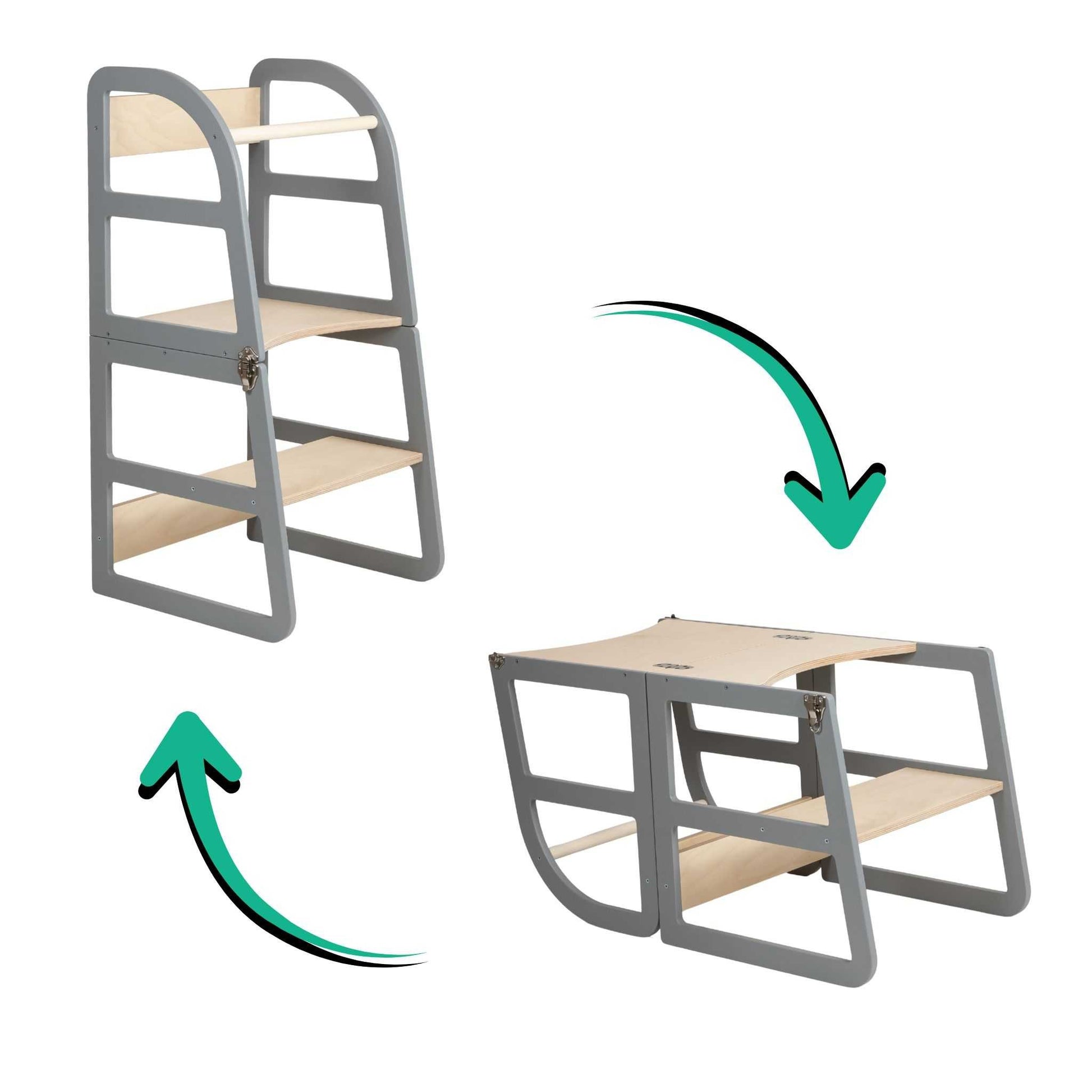 Muunneltava lasten oppimistorni - apujakkara lapselle 