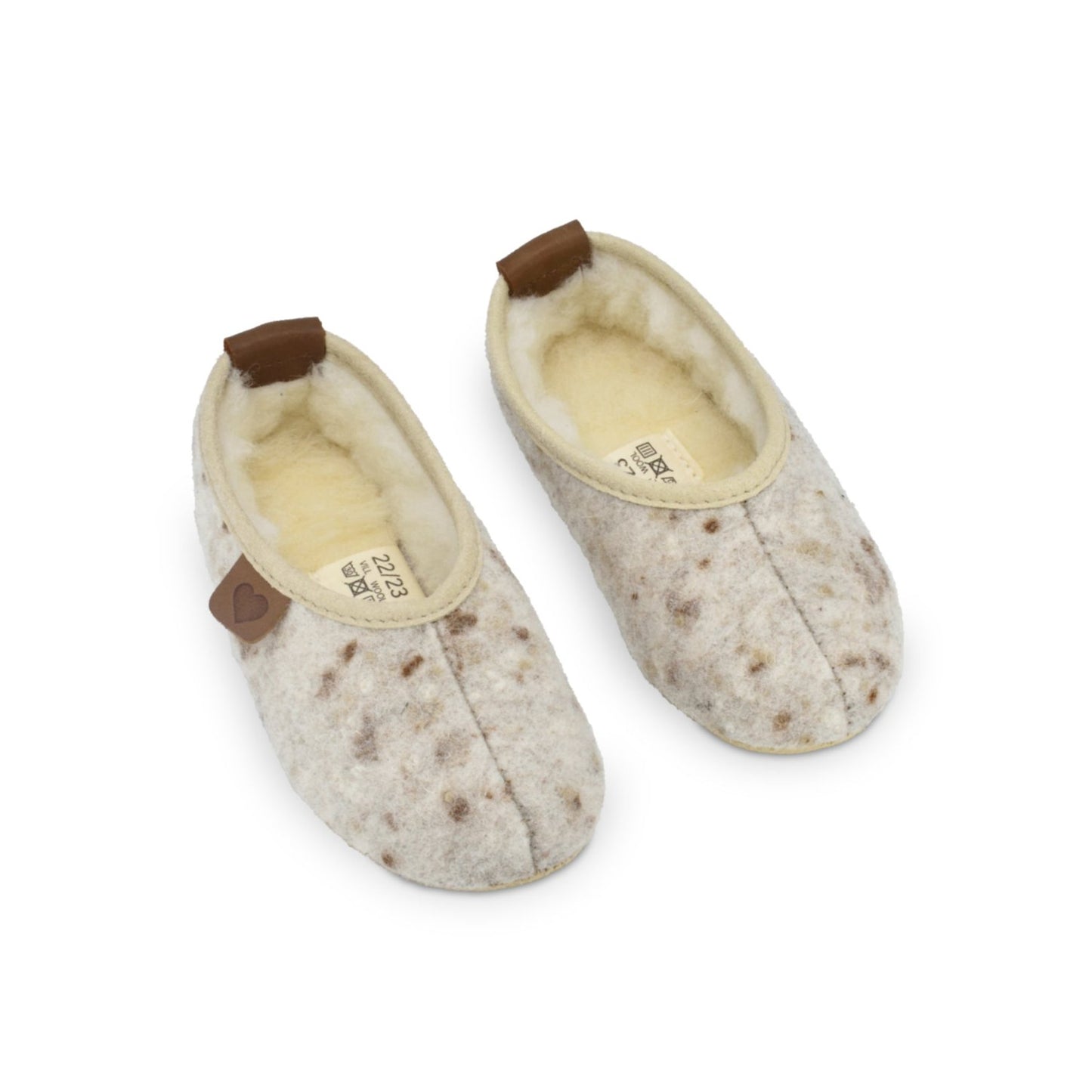 Omaking lasten huopatossut lampaanvillalla