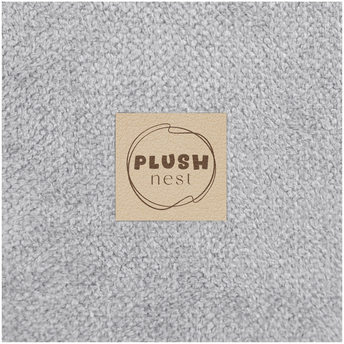 PLUSH NEST Pallomeri, harmaa, premium chenille kangas 
