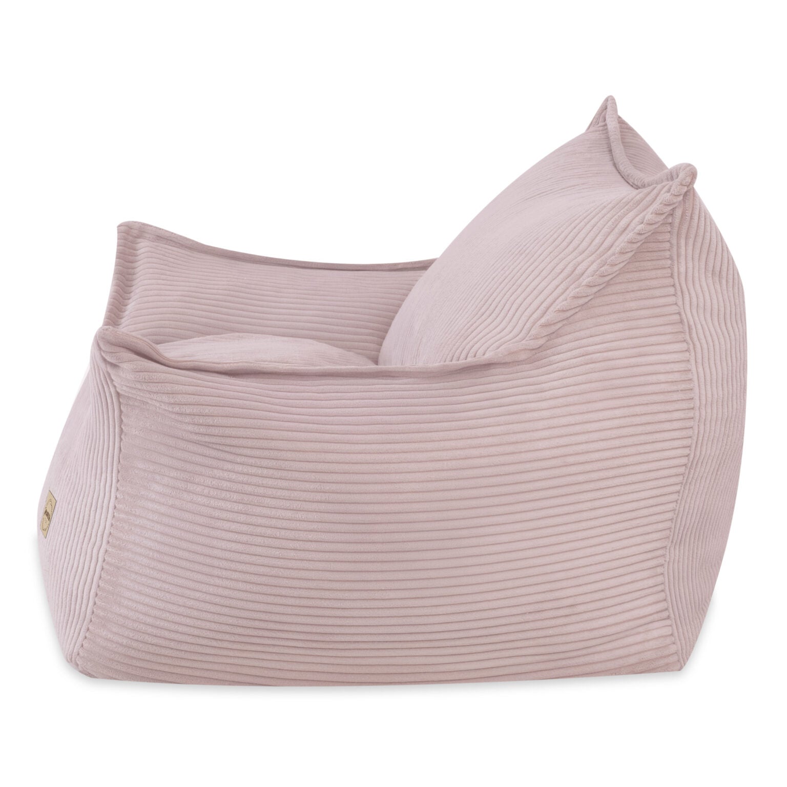 PLUSH NEST Roya lasten nojatuoli, vaaleanpunainen, premium-sametti