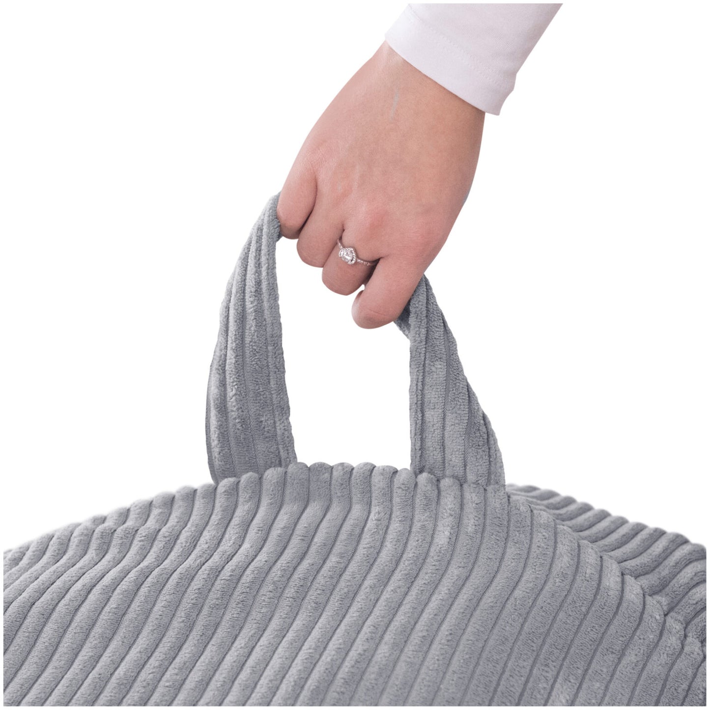Plush Nest Lasten lelujen säilytyspussi kantokahvalla