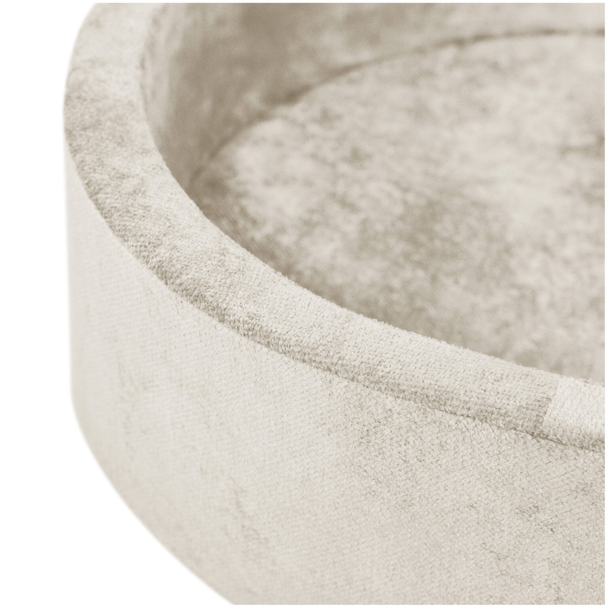 Plush Nest lasten pallomeri-beige-chenille kangas