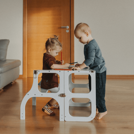 STEP'n'SIT Lasten muunneltava keittiön apujakkara