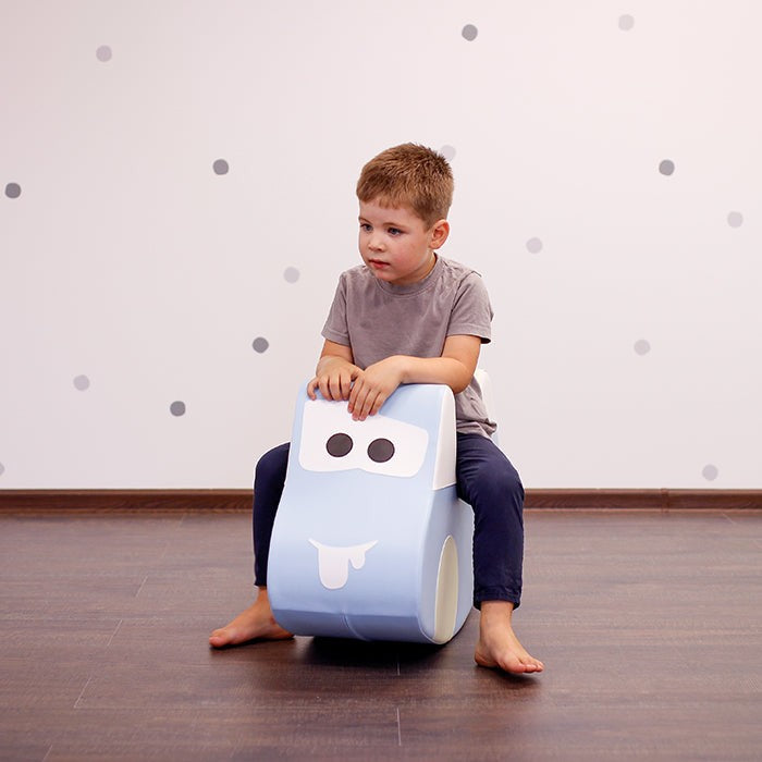 Soft Play Keinulelu - Vaaleansininen auto
