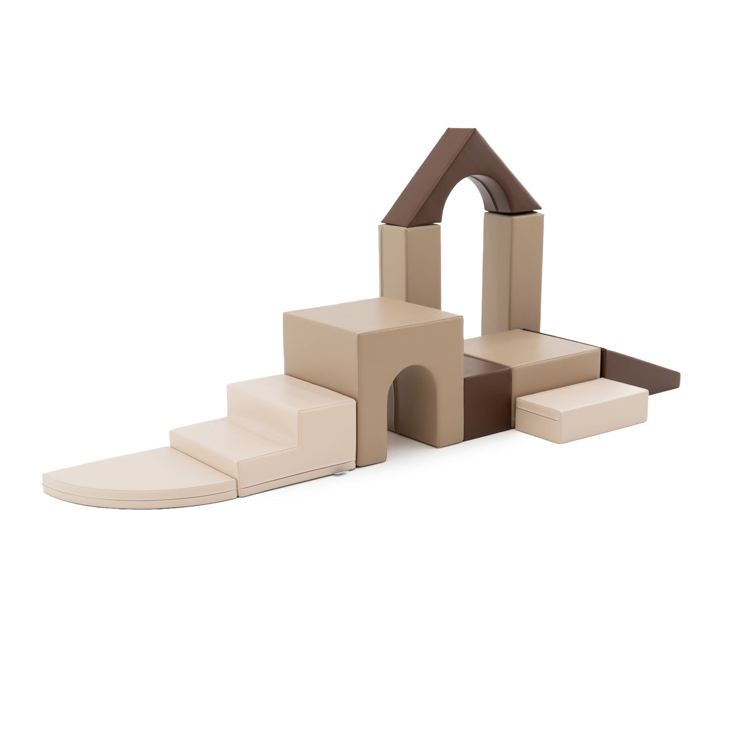 Soft Play, lasten leikkimoduulit 10 kpl - Chocolate Factory