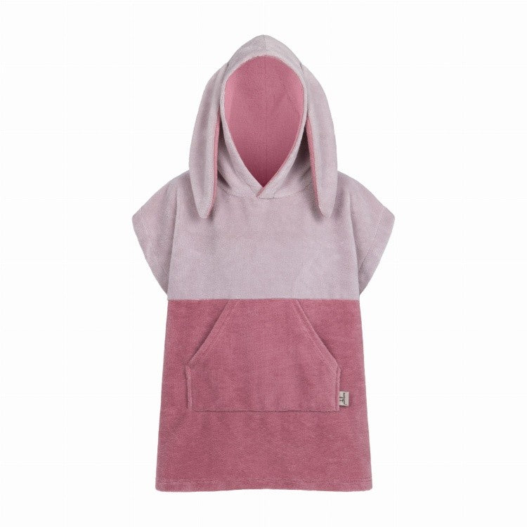 Surfbunny Lasten pyyheponcho - Pinkki