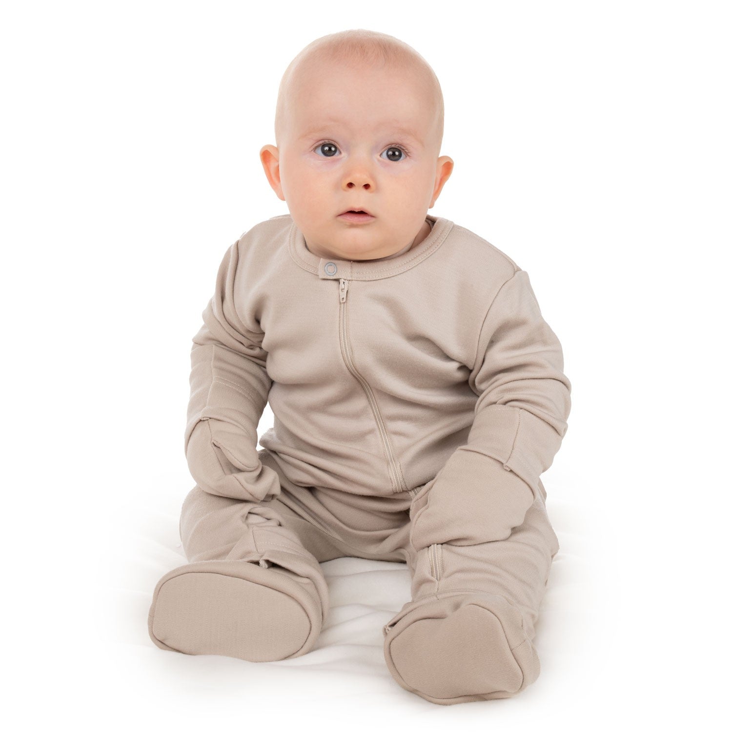 Vauvan Merinovillahaalari – Beige