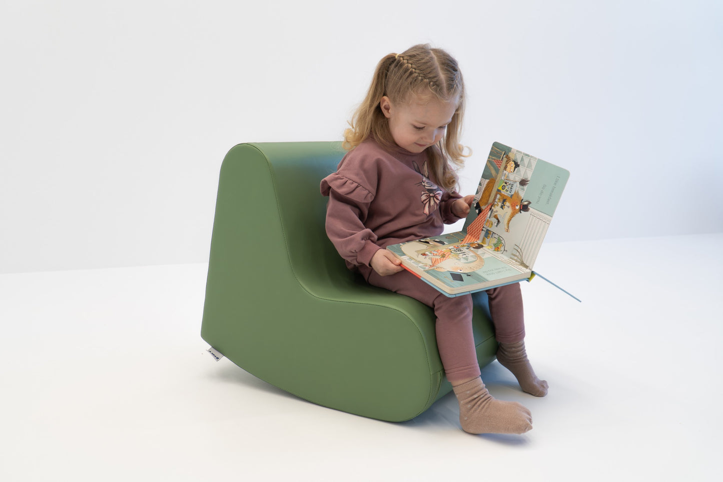Vihreä Keinutuoli lapselle