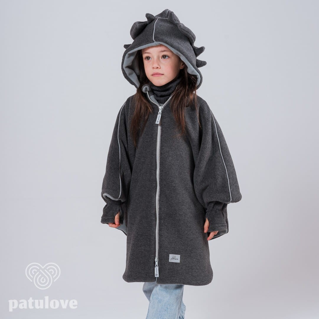 Lasten turvaistuinviitta/autoponcho lohikäärme