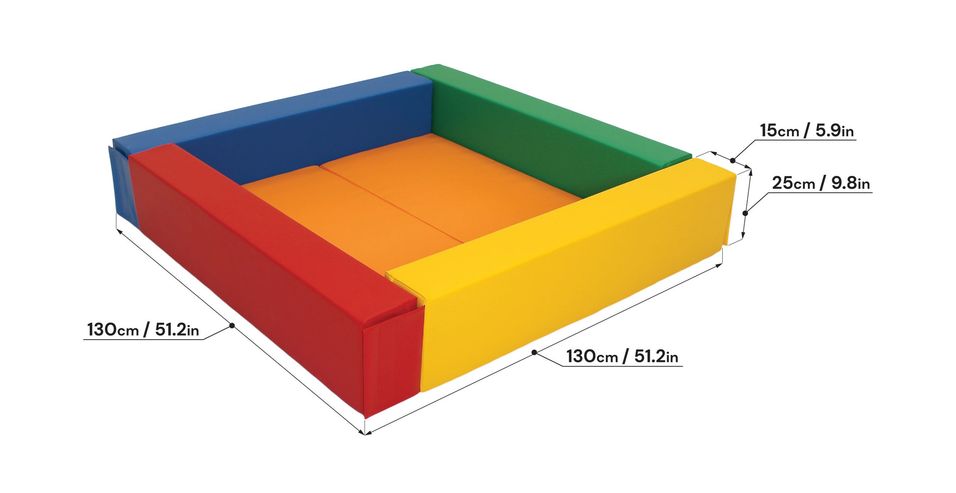Soft Play lasten pallomeri - Multicolor mitat