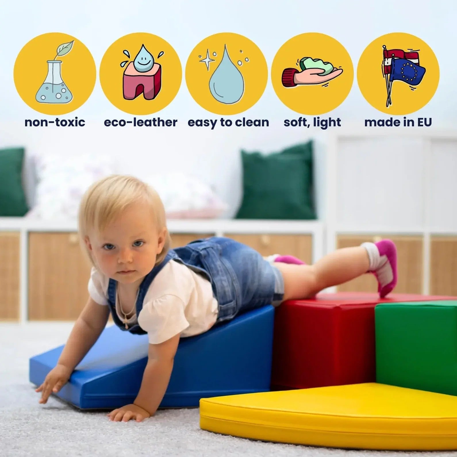 Soft Play Set Corner Climber -leikkimoduulit