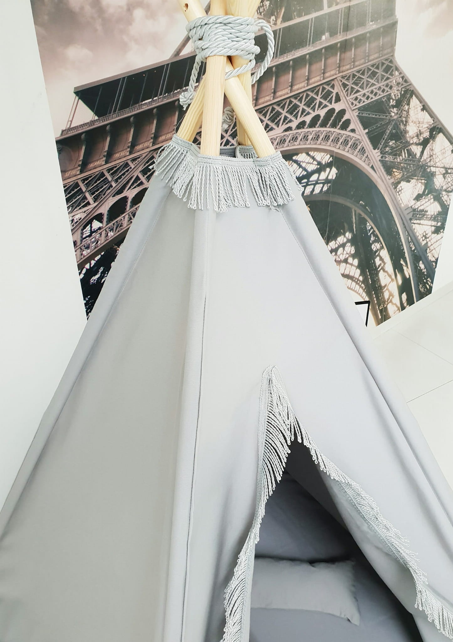 lasten tiipii-teltta harmaa