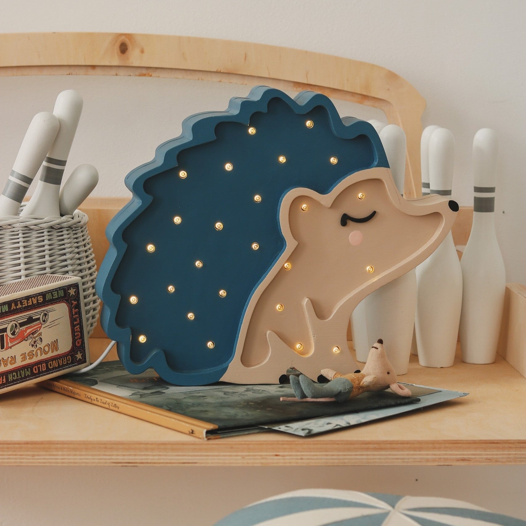 Lasten yölamppu siili - Little Lights Hedgehog Lamp